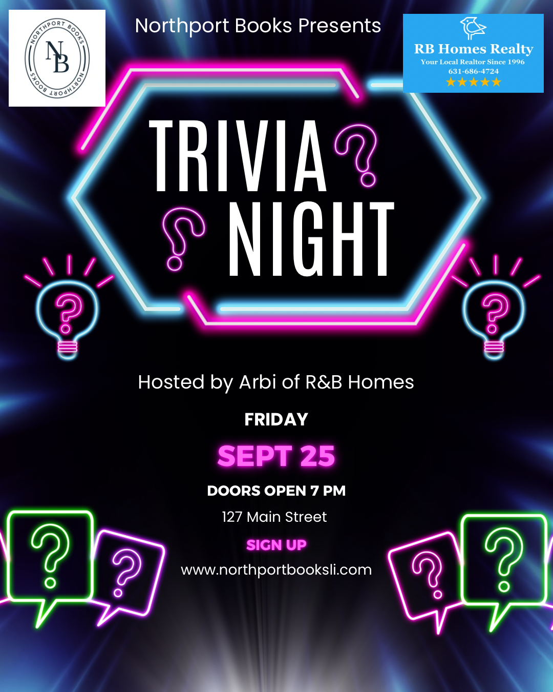 Trivia Night 25 Sep