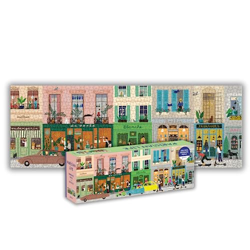 Parisian Life 1000 Piece Panoramic Puzzle