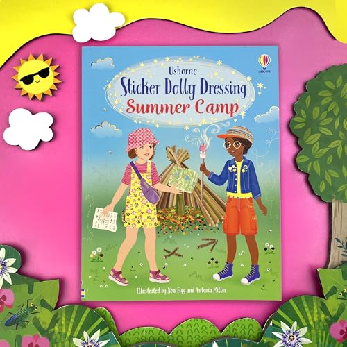 Sticker Dolly Dressing Summer Camp