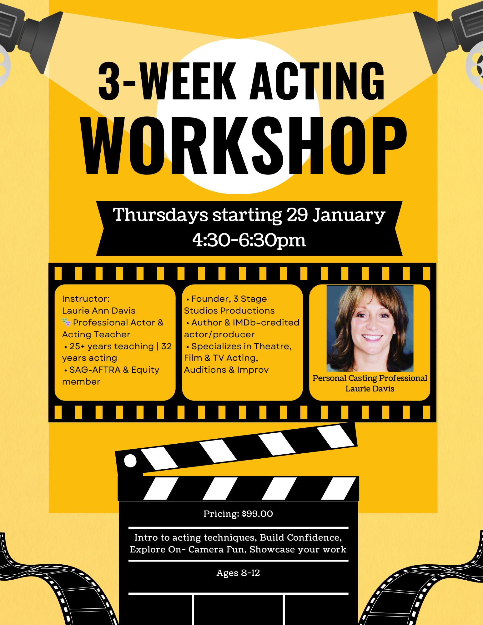3 week Acting Class