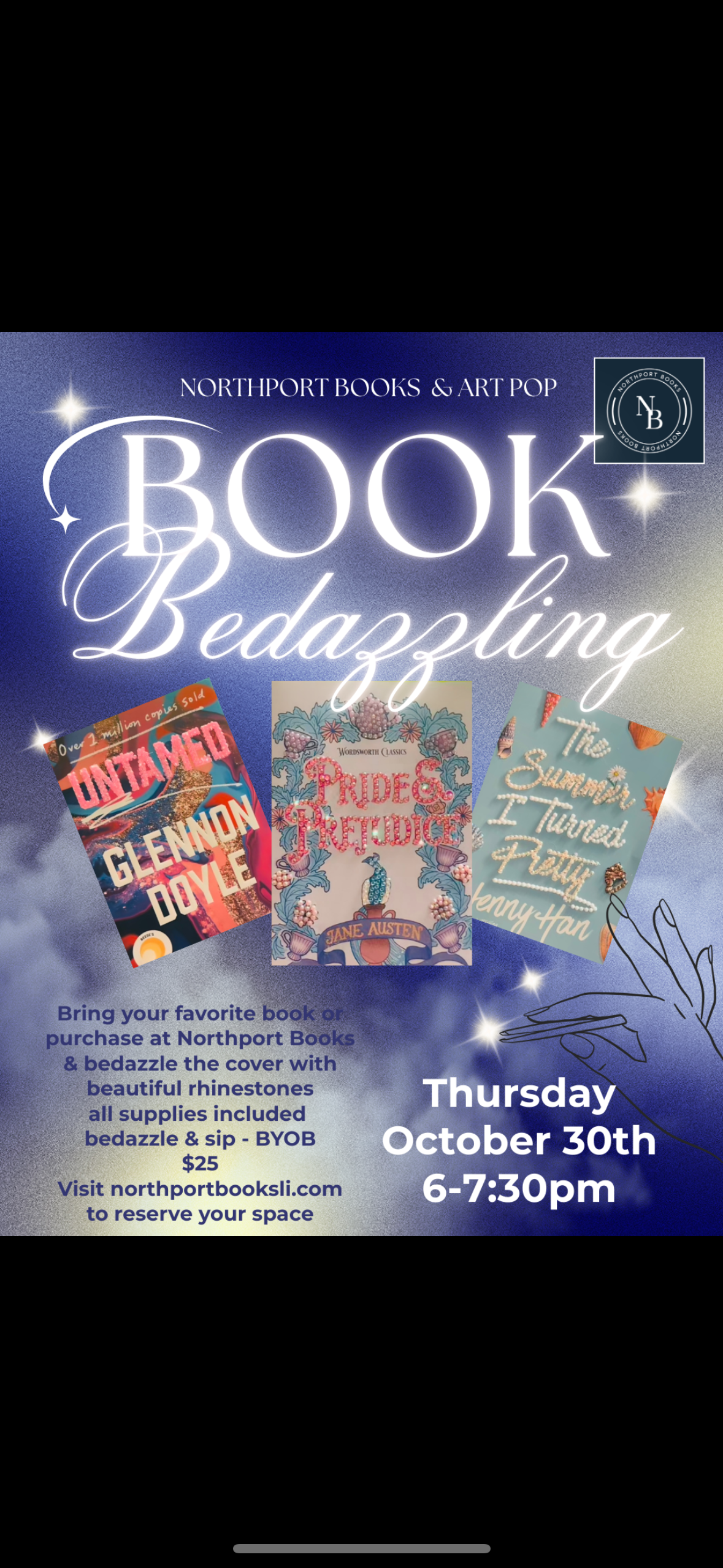 Book Bedazzling