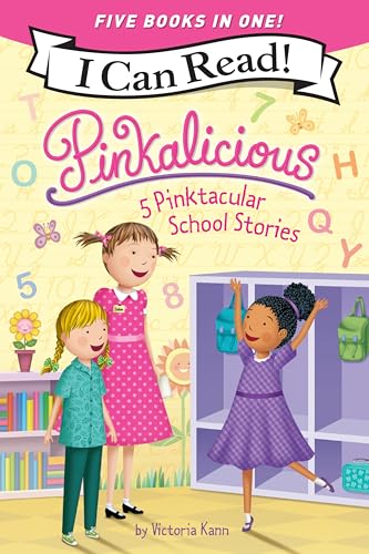 Pinkalicious: 5 Pinktacular School Stories: Pinkalicious and the Pinkamazing Little Library, Kindergarten Fun, Pinkie Promise, Planet Pink, School Rul
