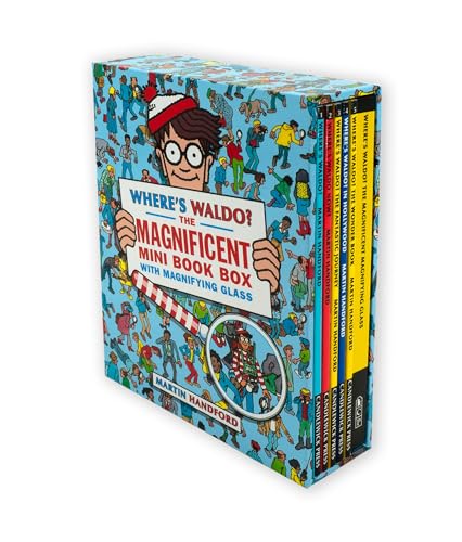 Where's Waldo? the Magnificent Mini Boxed Set: (A Compact, Travel-Sized Box Set of 5 Hidden Object Activity Books, Packed with Search & Find Puzzle Ad