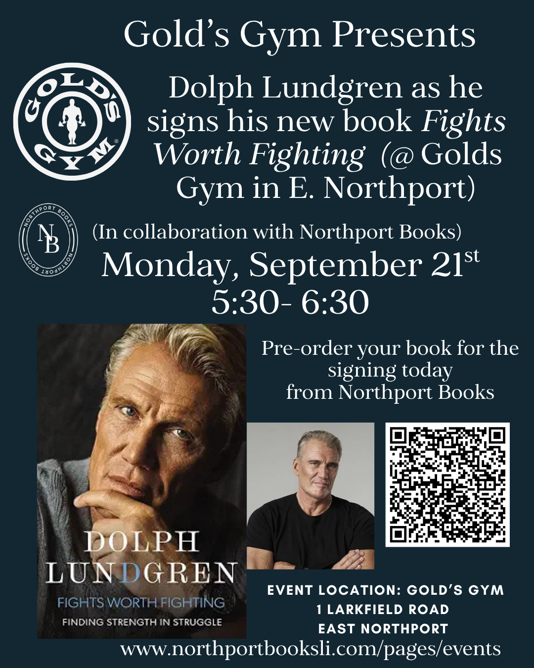 Dolph Lundgren - Gold's Gym 21 Sept