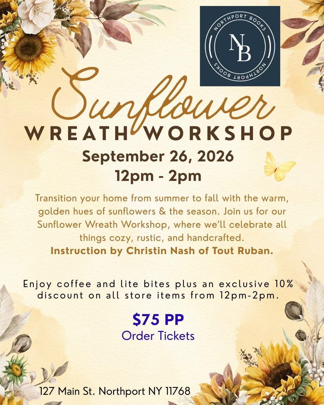 Sunflower Wreath 26 Sep