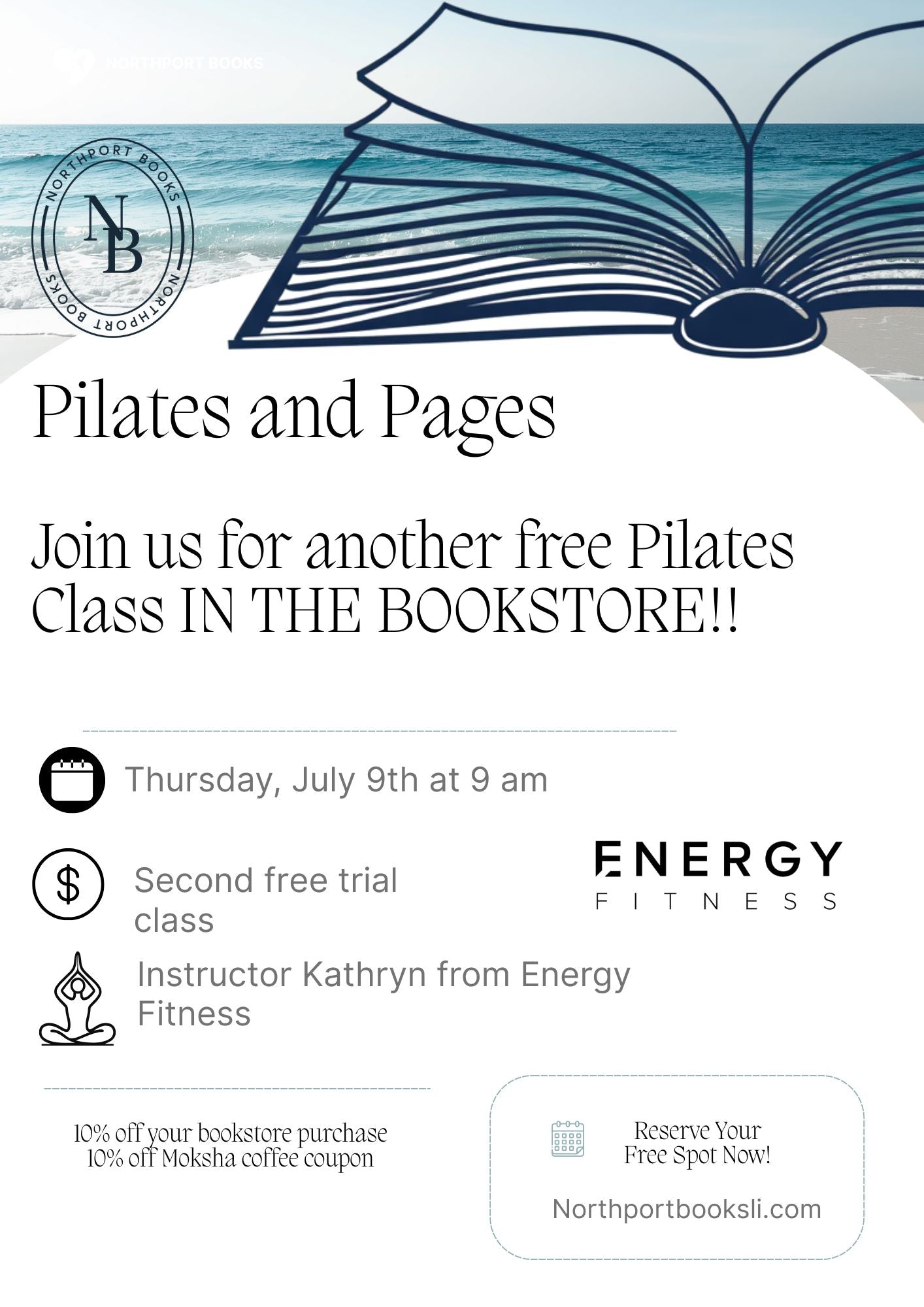 Pilates and Pages 9 July