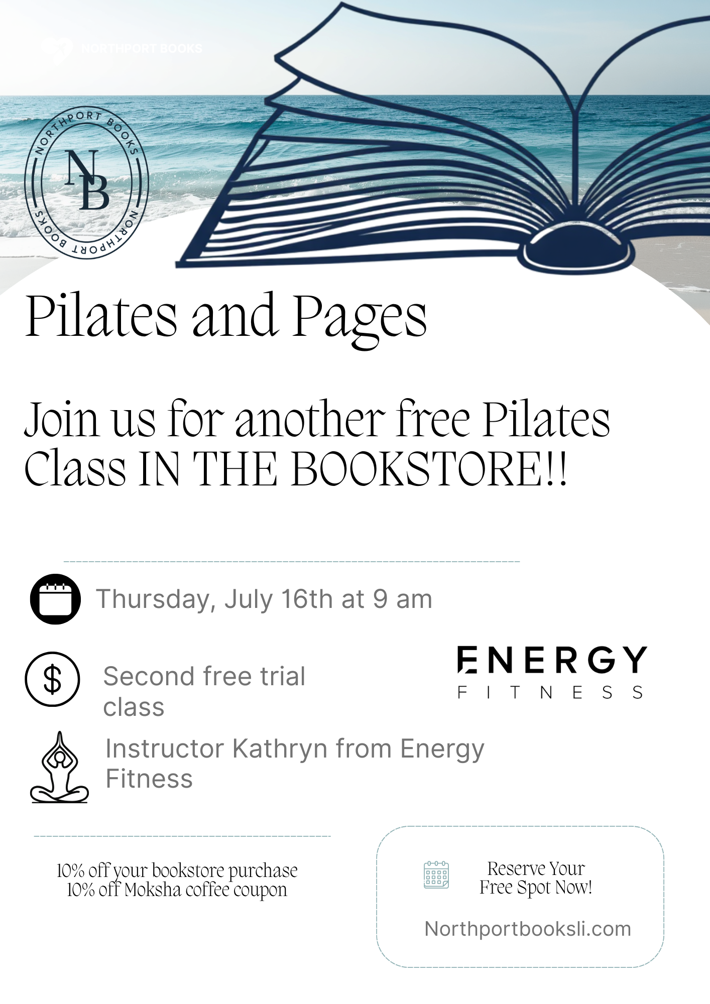 Pilates and Pages 16 July