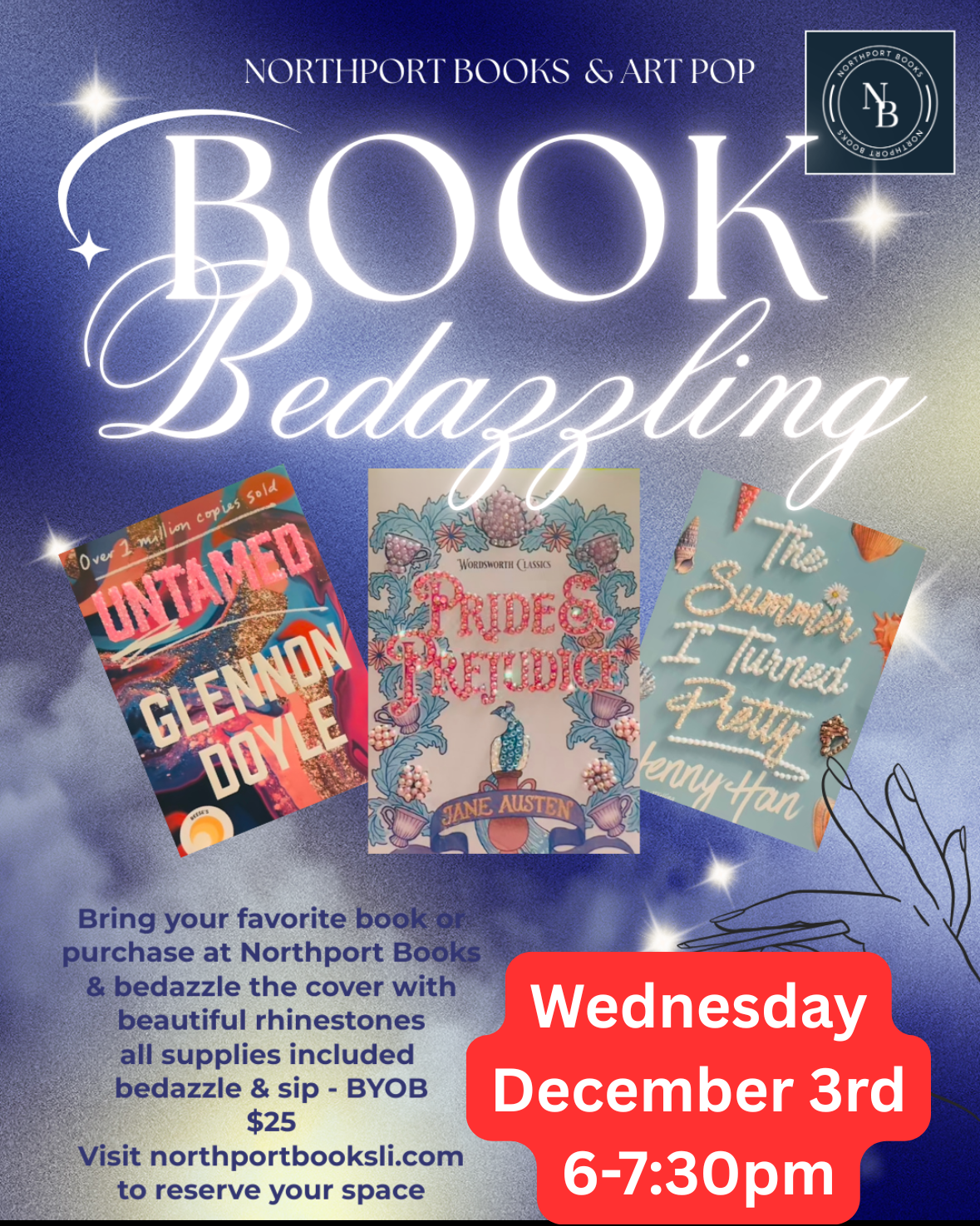 Book Bedazzling Dec